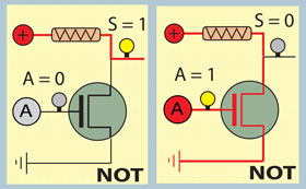 NOR eletrical circuit